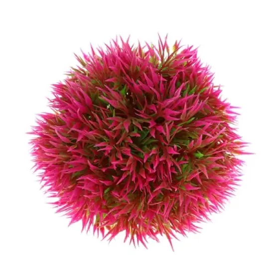 Unique Bargains Artificial Grass Ball for Fish Tank Landscape Decoration 3.35x3.74 Inch 1 Pcs image {9}