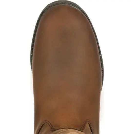 Men's Brown Georgia Boot Suspension System Waterproof Wellington Work Boot Size 10.5(Wide) image {5}