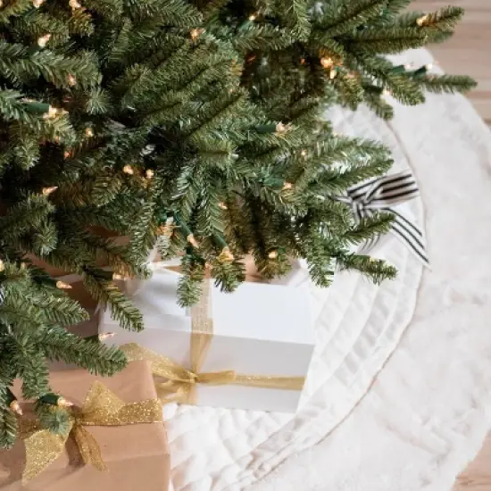 Balsam Hill 6.5' Color Clear LED Classic Blue Spruce Tree image {3}