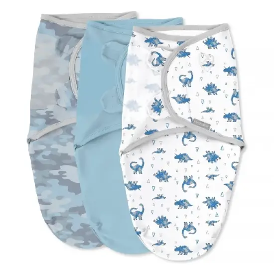 SwaddleMe by Ingenuity Original Swaddle Wrap - Dino Mite - S/M - 0-3 Months - 3pk image {6}