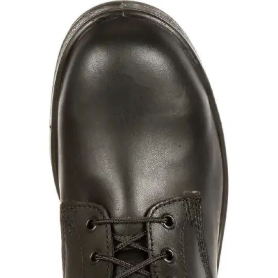 Lehigh Safety Shoes Men's Black Steel Toe Work Boot, Size 5(Wide) image {5}