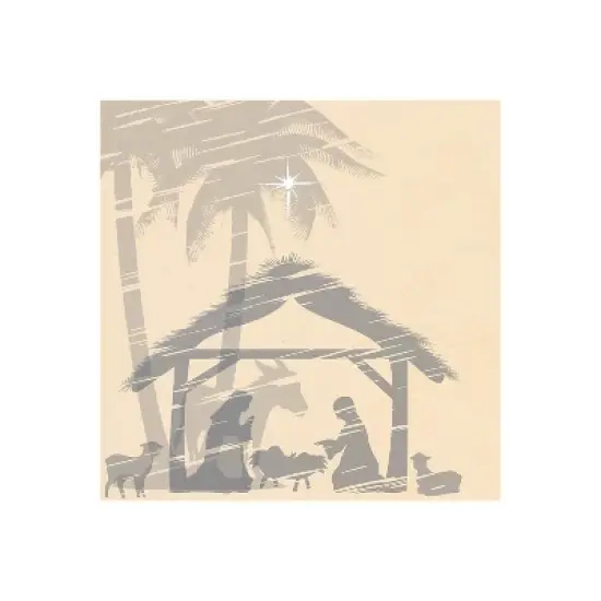 Great Papers! Holy Night Holiday Letterhead 8.5" x 11" Multicolor 80/Pack (2018028) image {1}