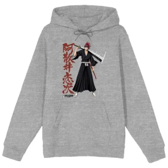 Bleach Renji Abarai Men's Athletic Heather Sweatshirt image {2}