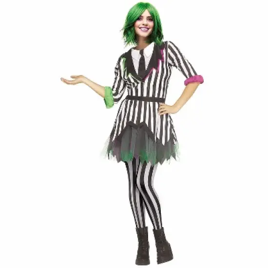 Fun World Women's Ghostly Gal Halloween Costume Dress image {1}
