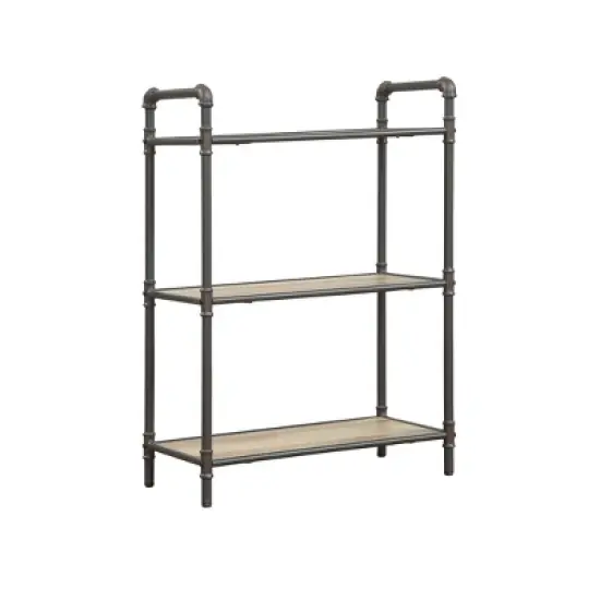 Itzel Bookcase Antique Oak/Sandy Gray - Acme Furniture image {8}