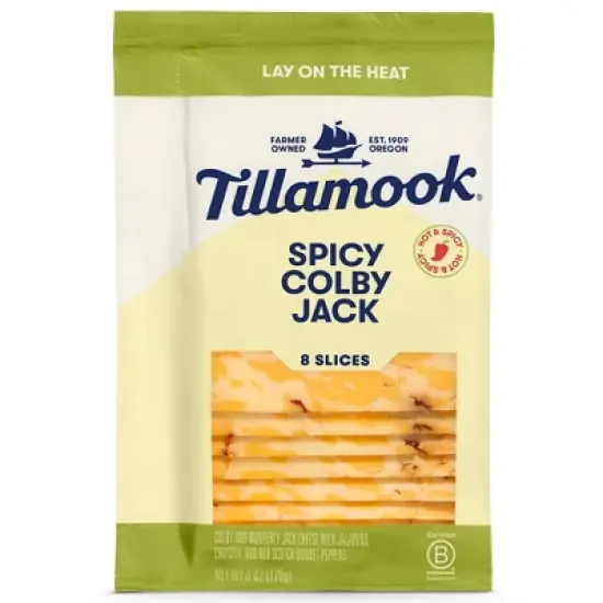 Tillamook Spicy Colby Jack Cheese Slices - 6oz/8ct image {7}