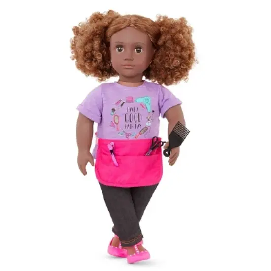 Our Generation Ashanti 18" Hair Stylist Doll image {1}