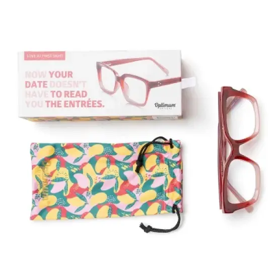 Optimum Optical Signature Blue Light Filtering Magnifying Readers - Love at First Sight image {2}