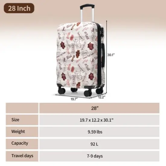 Dexmalle Expandable Checked Luggage image {9}