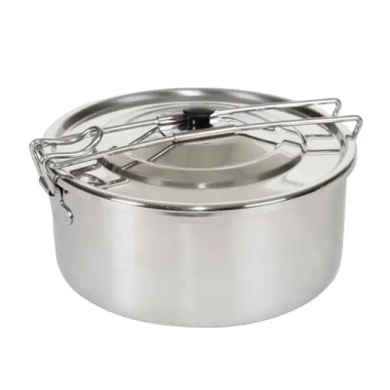 Stansport Solo II Stainless Steel Cook Pot with Copper Bottom - 6" image {4}