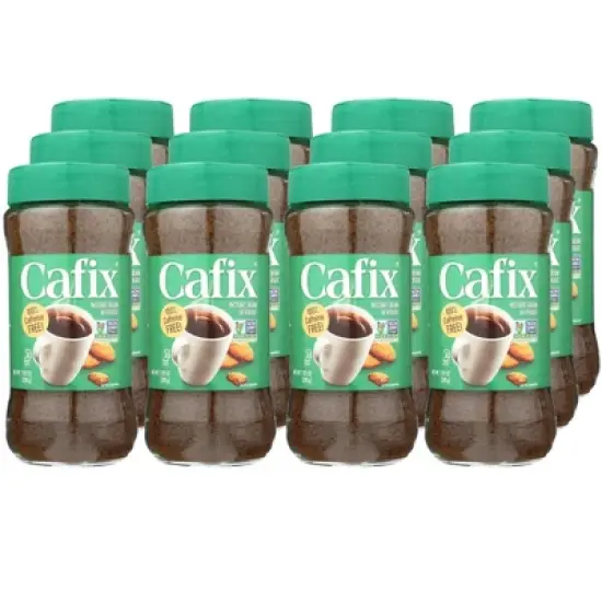 Cafix Instant Grain Coffee Beverage Caffeine Free - Case of 12/7 oz image {7}