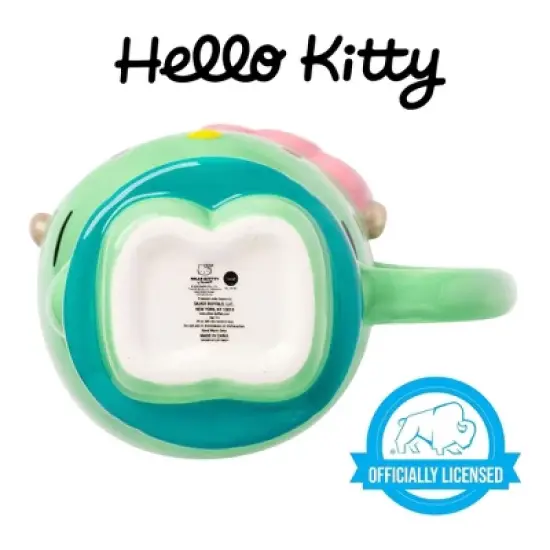 Silver Buffalo Sanrio Hello Kitty Frankenstein Costume 20 Ounce 3D Sculpted Ceramic Mug image {5}