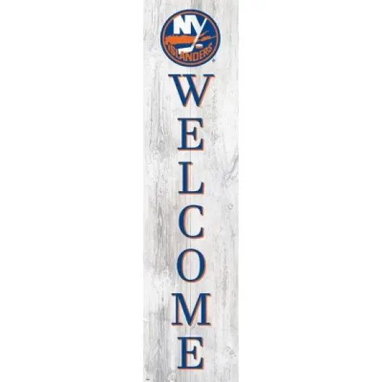NHL New York Islanders 48" Welcome Leaner image {3}