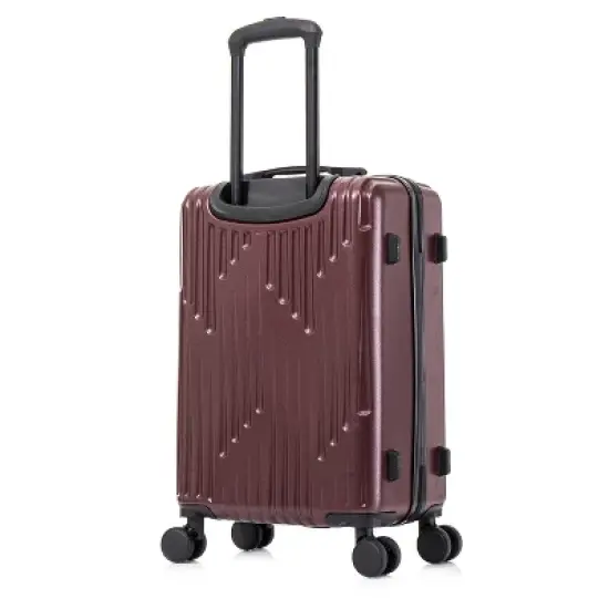 InUSA Drip Lightweight Hardside Carry On Spinner Suitcase - Wine image {5}