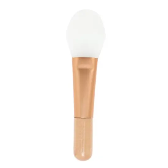 Unique Bargains Wooden Handle Facial Mask Brush Yellow 1 Pc image {7}