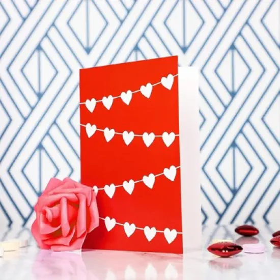 Best Paper Greetings 36 Pack Valentine&rsquo;s Day Greeting Cards, Heart Patterned Cards with Red Envelopes, 4 x 6 In image {3}
