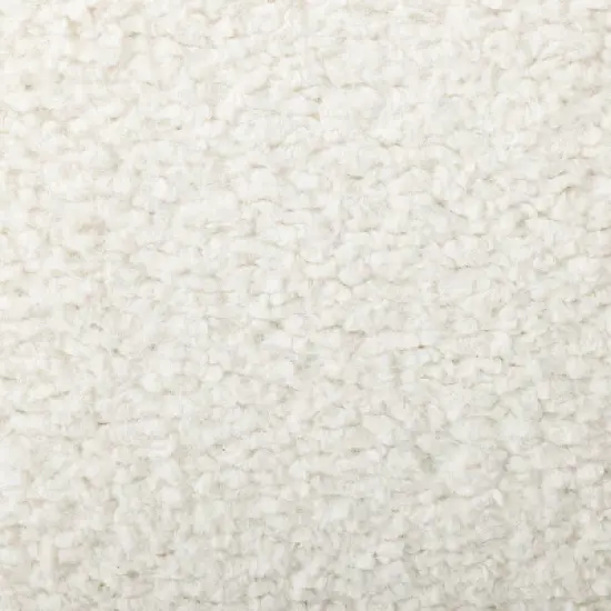 Kessler Swivel Accent Chair Cream Faux Shearling - Threshold&trade; designed with Studio McGee: Luxury Glam Furniture, No Assembly Required image {5}