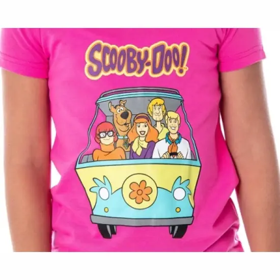 Scooby Doo Girls' Mystery Machine Shirt And Pants 2 PC Pajama Set image {2}