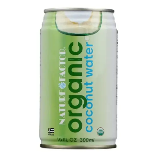 Nature Factor Organic Coconut Water - Case of 12/10 oz image {1}