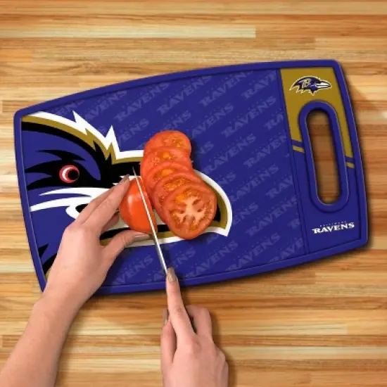 NFL Baltimore Ravens Logo Series Cutting Board image {2}