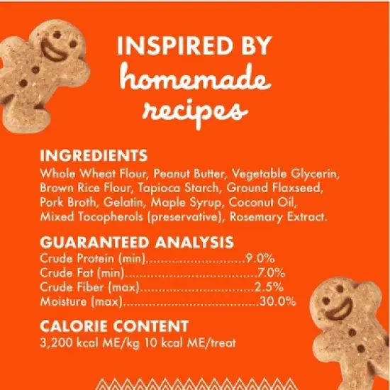 Buddy Biscuits Peanut Butter Soft and Chewy Dog Treats - 6oz image {2}