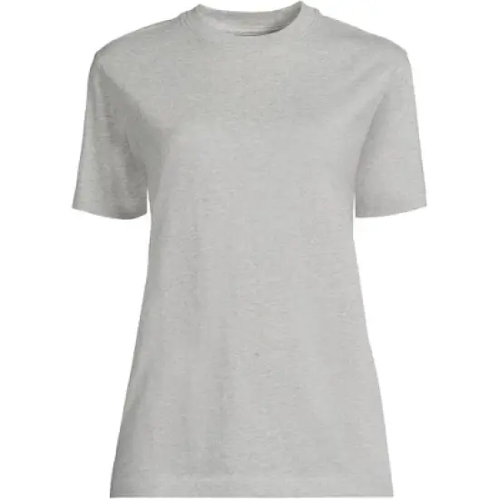 Lands' End Women's Short Sleeve Super T Crew Neck T-shirt image {1}