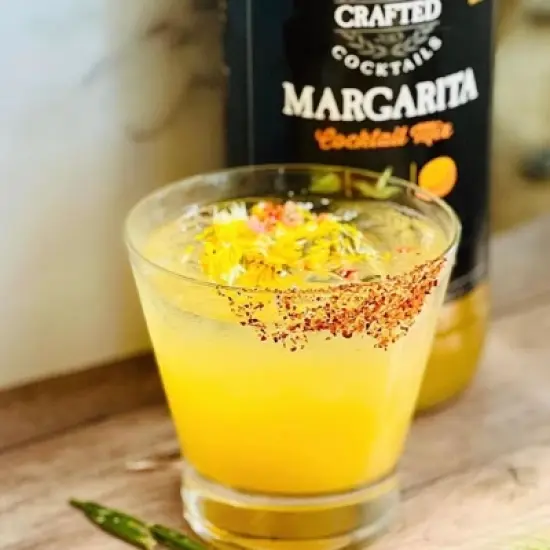 Crafted Cocktails Margarita Mix: 6 Pack&nbsp; 60 Calories Per Serving, All Natural Lime Juice and Organic Agave: Makes 8 Cocktails Per Bottle image {5}