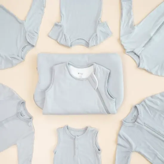 Kyte Baby Zippered Footie in Storm image {4}