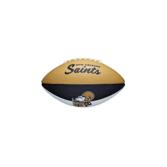 NFL Wilson Retro Jr Football - New Orleans Saints image {4}