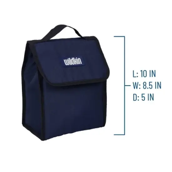 Wildkin Solid Kids Lunch Bag - Unisex image {4}