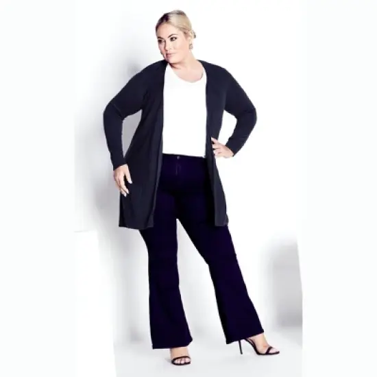 Women's Plus Size Meadow Mews Cardigan - navy | AVENUE image {2}