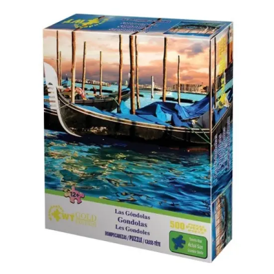 Wuundentoy Gold Edition: Gondolas Jigsaw Puzzle - 500pc image {3}