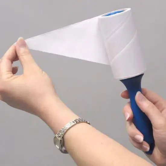 Household Essentials Set of 2 90 Sheet Cedar Fresh Lint Rollers with Replacement Sheets Blue: Lint Brush Roller, Reusable image {1}