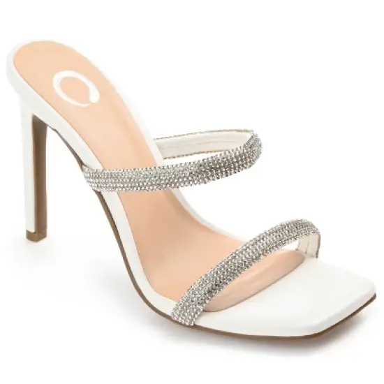 Journee Collection Womens Reena Tru Comfort Foam Open Toe High Stiletto Pumps image {12}