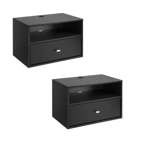 Set of 2 Hanging Nightstands - Prepac image {15}
