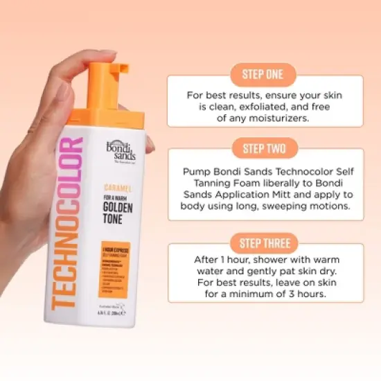 Bondi Sands Technocolor 1 Hour Express Self Tanning Foam Caramel - 6.76 fl oz image {7}