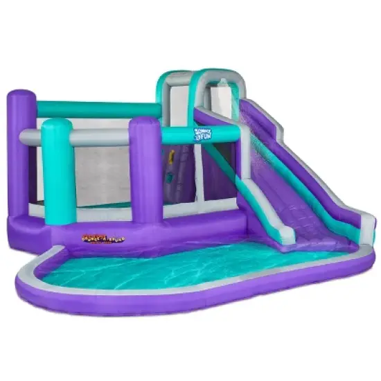 Sunny & Fun Big Inflatable Kids Backyard Water Slide Park  image {5}