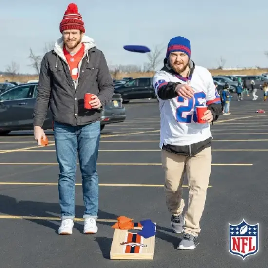 NFL Denver Broncos 1'x2' Wood Cornhole Set image {5}