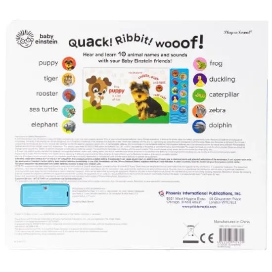 Baby Einstein Amazing Animals 10 Button Sound Book (Board Book) image {6}