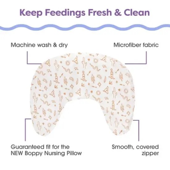 Boppy Nursing Pillow Cover - Tan Southwest image {1}