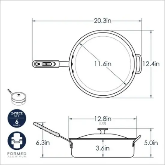Nordic Ware Restaurant Cookware 12 Inch Jumbo Fryer image {1}