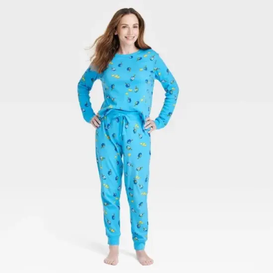 Women's Hanukkah Matching Family Pajama Set - Blue image {3}