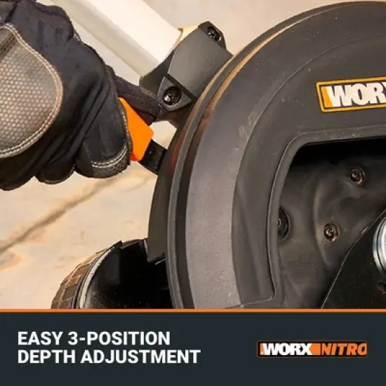 Worx Nitro WG898.9 20V Brushless 7" Cordless Edger (Tool Only) image {2}