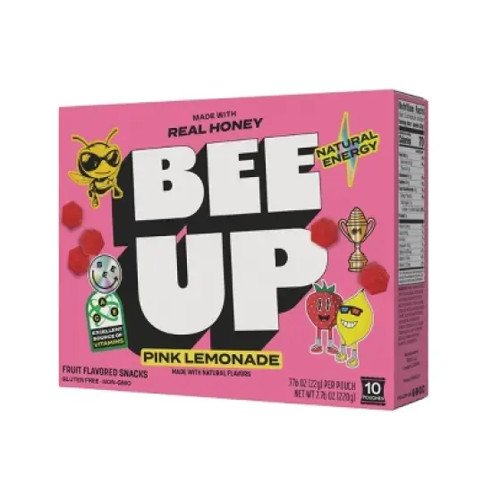 BEEUP Fruit Snacks Pink Lemonade - 7.76oz image {4}