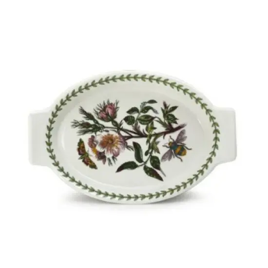 Portmeirion Botanic Garden Small Oval Gratin Dish image {1}