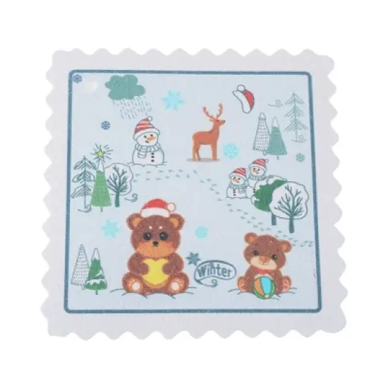 Unique Bargains Reusable Dishwashing Sponge Gray White 1 Pc image {5}