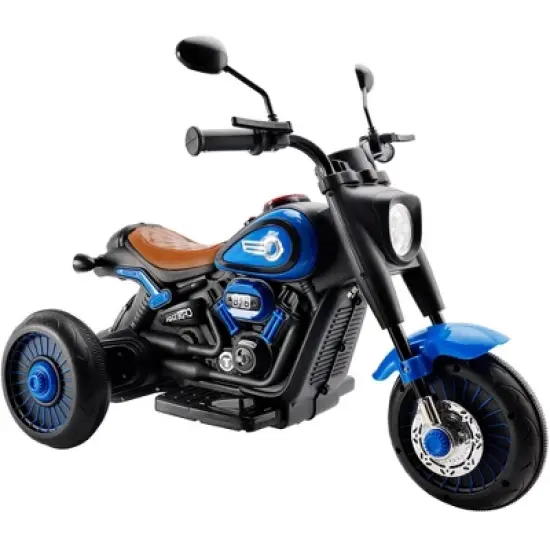 Topteng 3 Wheel 6V Kid Ride On Motorcycle Electric Toy with Colorful Light and Music image {9}