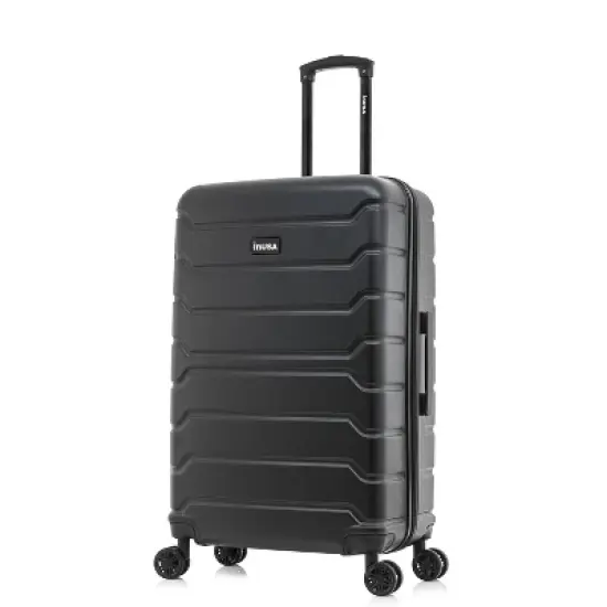 InUSA Trend Lightweight Hardside Large Checked Spinner Suitcase image {6}
