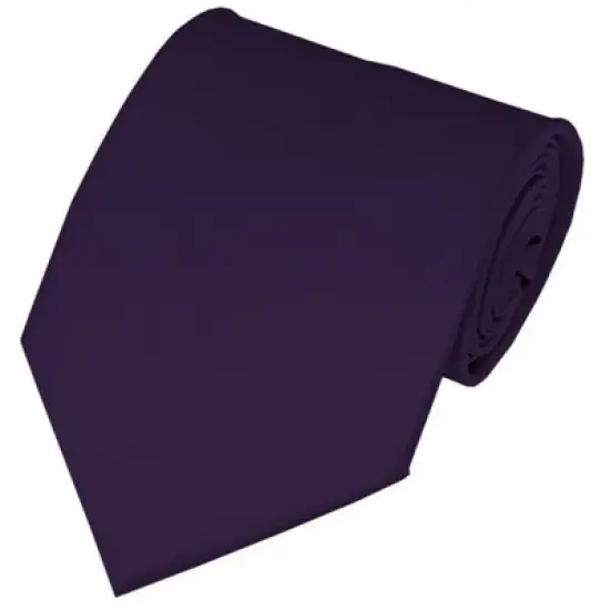 Solid Color 3.5 Inch Wide And 62 Inch Extra Long Necktie For Big & Tall Men image {52}