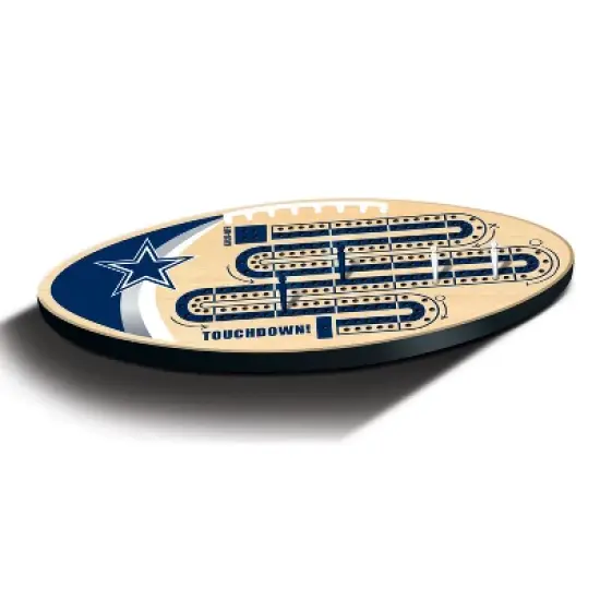 MasterPieces Officially Licensed NFL Dallas Cowboys Wooden Cribbage Game for Adults image {2}